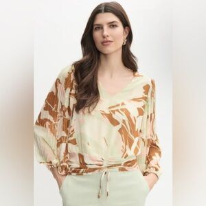 Melanie Lyne Floral Chiffon Blouse